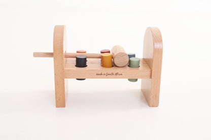 Wooden Hammering Bench Set