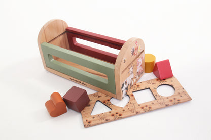 Wooden Shape & Sorting Toy | Farm