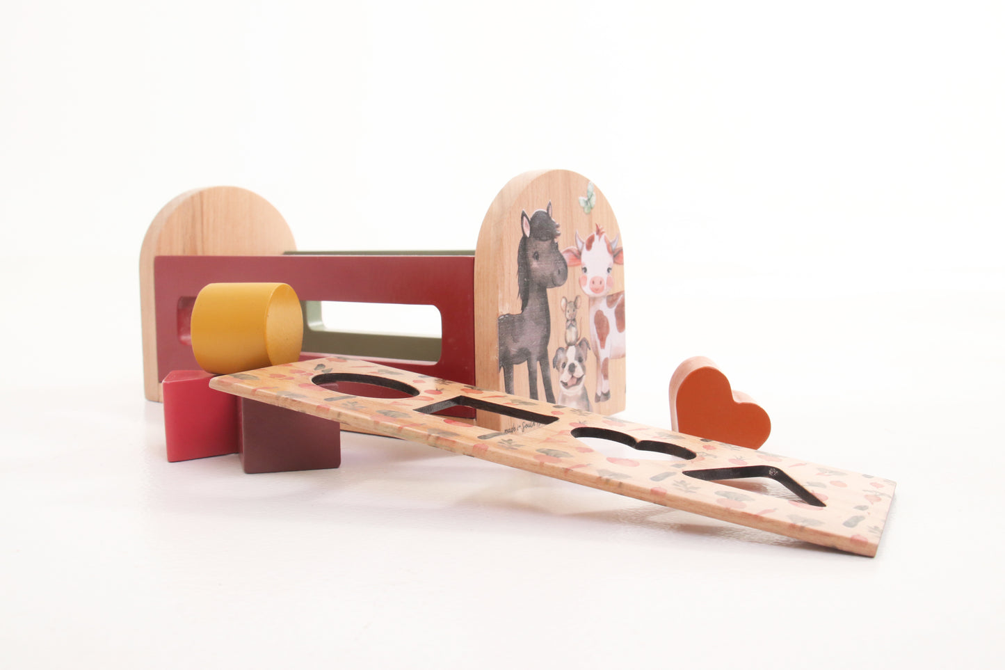Wooden Shape & Sorting Toy | Farm