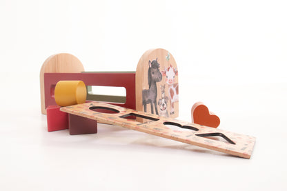 Wooden Shape & Sorting Toy | Farm
