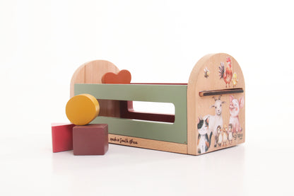 Wooden Shape & Sorting Toy | Farm