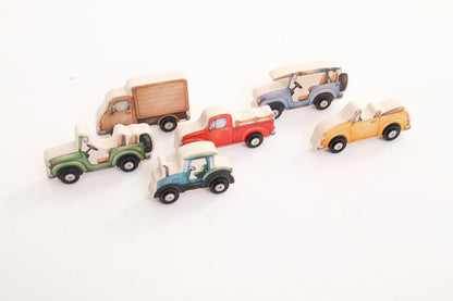 Wooden Toy Car Set | 6 Piece