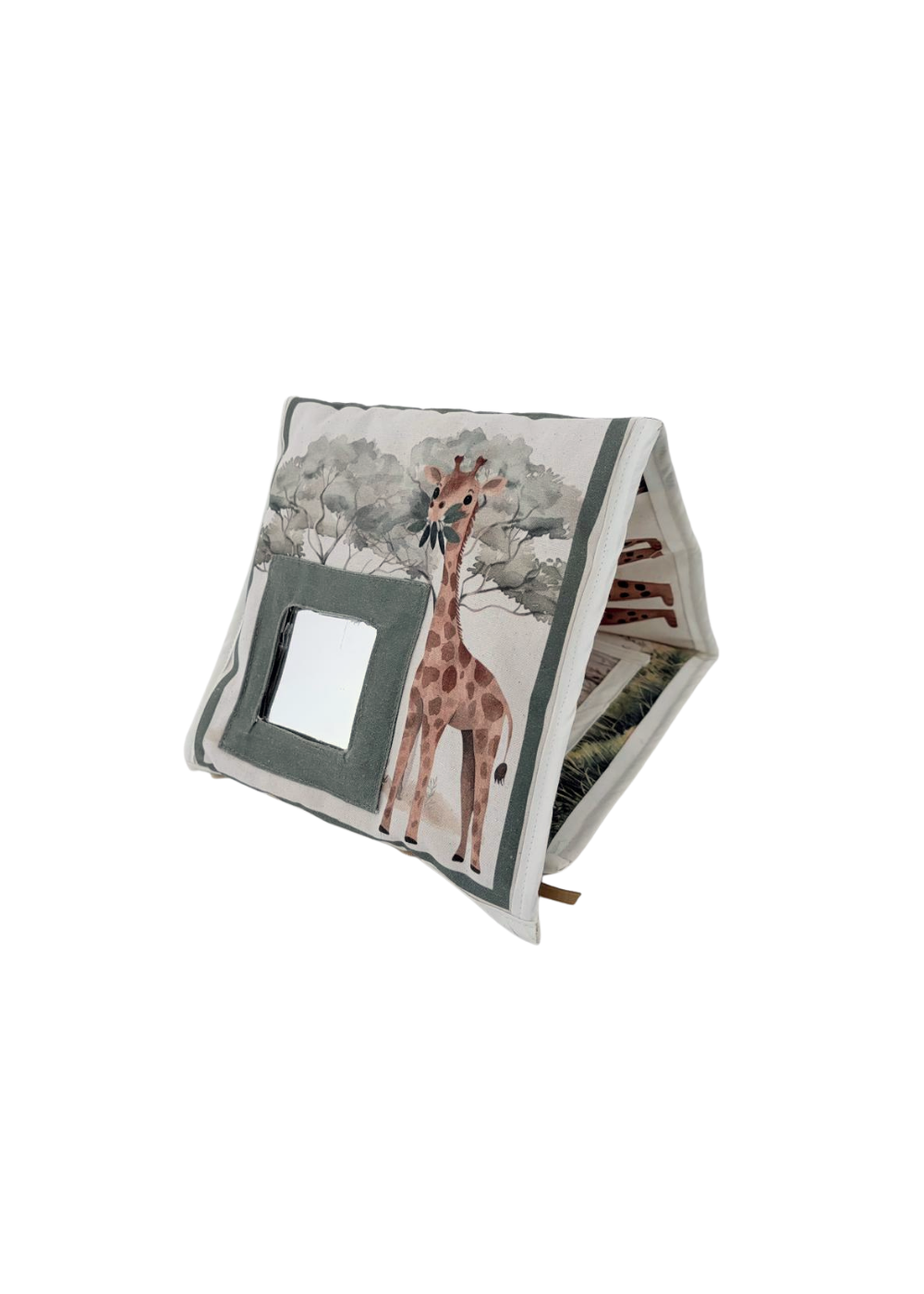 Baby Soft Sensory Book with Activity Cards | Safari