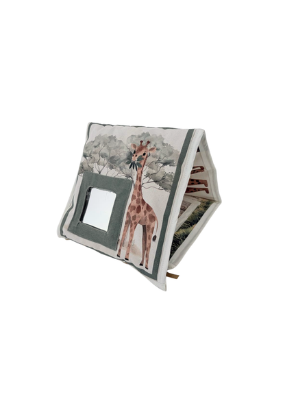 Baby Soft Sensory Book with Activity Cards | Safari