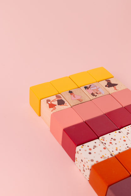 Building Blocks ~Bebe Pure ~  28 piece set
